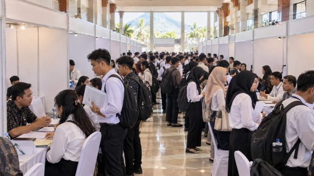 Ilustrasi konseptual tingkat pengangguran terbuka Situbondo