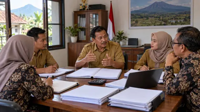 Ilustrasi evaluasi pengelolaan keuangan desa di Jember