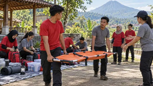 Ilustrasi kesiapan PMI Kabupaten Blitar jadi tuan rumah Hari Relawan