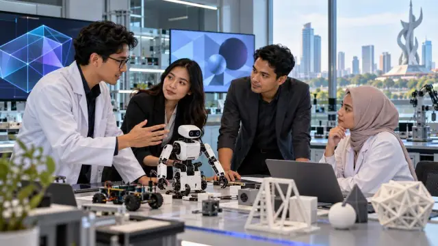 Ilustrasi rencana Science Techno Park Surabaya